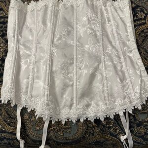 NEW White Lace Corset with panty